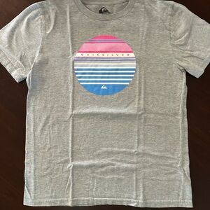 Boys Quiksilver Gray T-Shirt